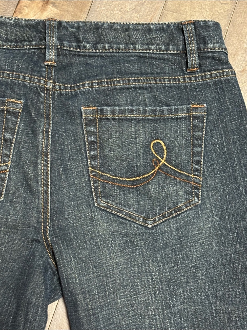 LOFT Original Boot Jeans Womens Size 8 NWOT Dark Wash Stretch Denim Bootcut - Picture 7 of 9